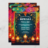 Invitation Diwali Splendor (Devant / Derrière)