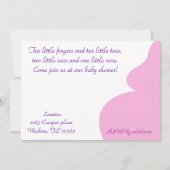 Invitation Dix petits doigts dix petits orteils (Devant)