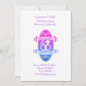 Invitation Dixième 10e anniversaire de mariage TIN ALUMINIUM (Dos)