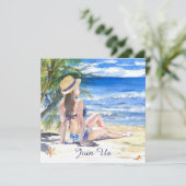 Invitation *~* DIY  Palmier Tropical de la plage AR29 POUR TO (Debout devant)