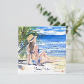 Invitation *~* DIY  Plage tropicale AR29 POUR TOUT ÉVÉNEMENT  (Debout devant)