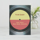 Invitation DJ Party Dance Event Music (Debout devant)