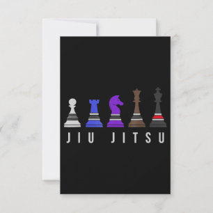 Invitation djiu jitsu    entraînement, cadeau bjj avec texte.