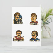 Invitation Do It Lady Meme - Drôle Retro Citation Design (Debout devant)