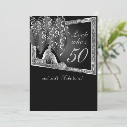 Invitation do-it-yourself âge fête d'anniversaire | Parties s (Debout devant)