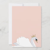 Invitation do-it-yourself Blank Swan Princess (Devant)