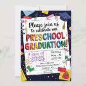 Invitation do-it-yourself Carnet Papier Clip Pac de graduatio (Devant)