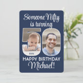 Invitation do-it-yourself Couleurs ・ Nifty Cinquante-ème Anni (Debout devant)