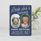 Invitation do-it-yourself couleurs ・ Regardez qui est 60 Anni (Debout devant)