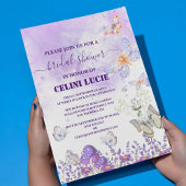 Invitation do-it-yourself Élégante montre nuptiale en or et e