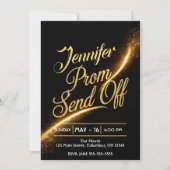 Invitation do-it-yourself PROM ENVOI SOMMÉ Poussière dorée br (Devant)