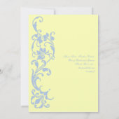 Invitation do-it-yourself Simplicité élégante en crème à beur (Dos)