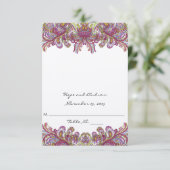 Invitation do-it-yourself vous cochez et pliez les Mariages d (Debout devant)