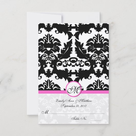 Invitation do-it-yourself vous cochez et pliez les Mariages d (Devant)