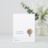 Invitation do-it-yourself vous cochez et pliez les Mariages d (Debout devant)