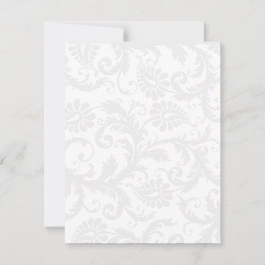 Invitation do-it-yourself vous cochez et pliez les Mariages d (Devant)