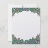 Invitation do-it-yourself vous cochez et pliez les Mariages d (Dos)