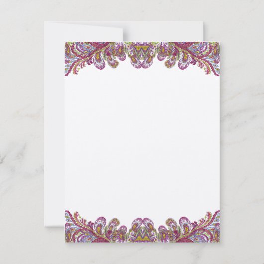 Invitation do-it-yourself vous cochez et pliez les Mariages d (Dos)