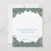 Invitation do-it-yourself vous cochez et pliez les Mariages d (Devant)