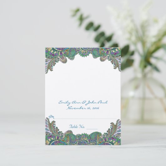 Invitation do-it-yourself vous cochez et pliez les Mariages d (Debout devant)