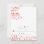 Invitation do-it-yourself vous cochez et pliez les Mariages d (Dos)