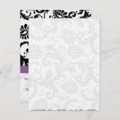 Invitation do-it-yourself vous cochez et pliez les Mariages d (Devant / Derrière)