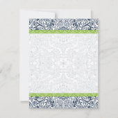 Invitation do-it-yourself vous cochez et pliez les Mariages d (Devant)