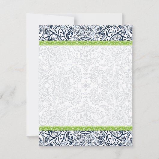 Invitation do-it-yourself vous cochez et pliez les Mariages d (Devant)