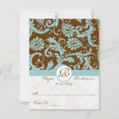 Invitation do-it-yourself vous cochez et pliez les Mariages d (Dos)