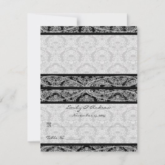 Invitation do-it-yourself vous cochez et pliez les Mariages d (Dos)