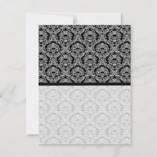 Invitation do-it-yourself vous cochez et pliez les Mariages d (Devant)