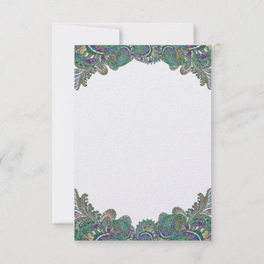 Invitation do-it-yourself vous cochez et pliez les Mariages d (Dos)