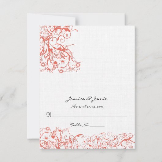 Invitation do-it-yourself vous cochez et pliez les Mariages d (Devant)