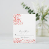 Invitation do-it-yourself vous cochez et pliez les Mariages d (Debout devant)