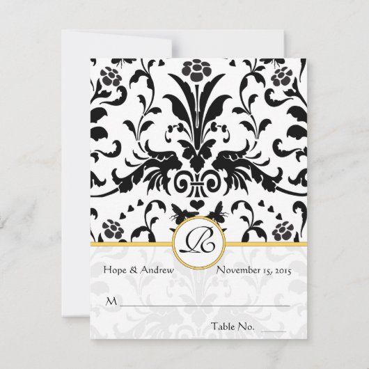 Invitation do-it-yourself vous cochez et pliez les Mariages d (Dos)