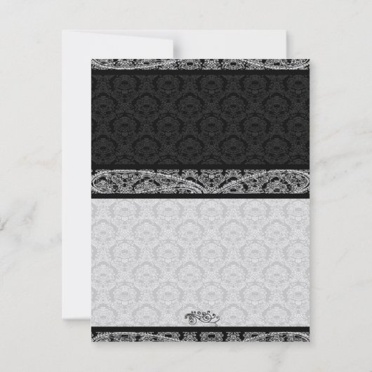 Invitation do-it-yourself vous cochez et pliez les Mariages d (Dos)