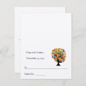 Invitation do-it-yourself vous cochez et pliez les Mariages d (Devant / Derrière)