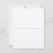 Invitation do-it-yourself vous cochez et pliez les Mariages d (Dos)