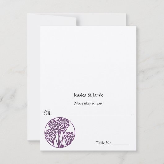 Invitation do-it-yourself vous cochez et pliez les Mariages d (Devant)