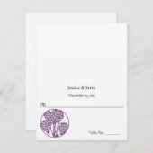 Invitation do-it-yourself vous cochez et pliez les Mariages d (Devant / Derrière)