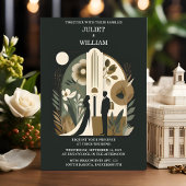 Invitation Do Retro les années 70 80s Fast Bold Boho Courthou