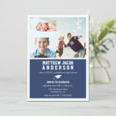 Invitation d'obtention du diplôme de photo de la (Debout devant)