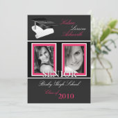 invitation d'obtention du diplôme de photo du (Debout devant)