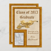 Invitation d'obtention du diplôme de soins (Devant / Derrière)