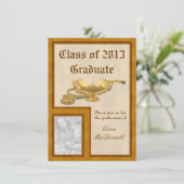 Invitation d'obtention du diplôme de soins (Debout devant)