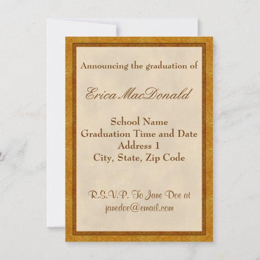 Invitation d'obtention du diplôme de soins (Dos)