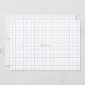 Invitation d'obtention du diplôme de stéthoscope (Dos)