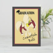 Invitation d'obtention du diplôme d'ébullition de (Debout devant)