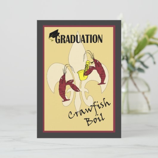 Invitation d'obtention du diplôme d'ébullition de (Debout devant)