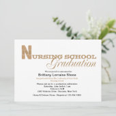 invitation d'obtention du diplôme d'école (Debout devant)